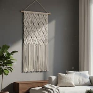 Macramé muurdecoratie Palma - 4shine