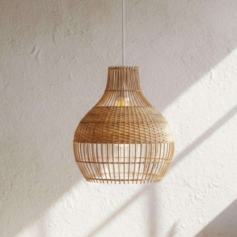 Ronde Rotan/Bamboe hanglamp Brisa S - Ø40cm - 4shine