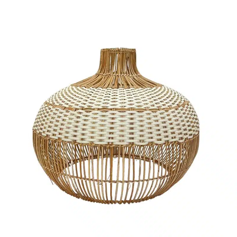 Rond RotanBamboe hanglamp Brisa - 4shine