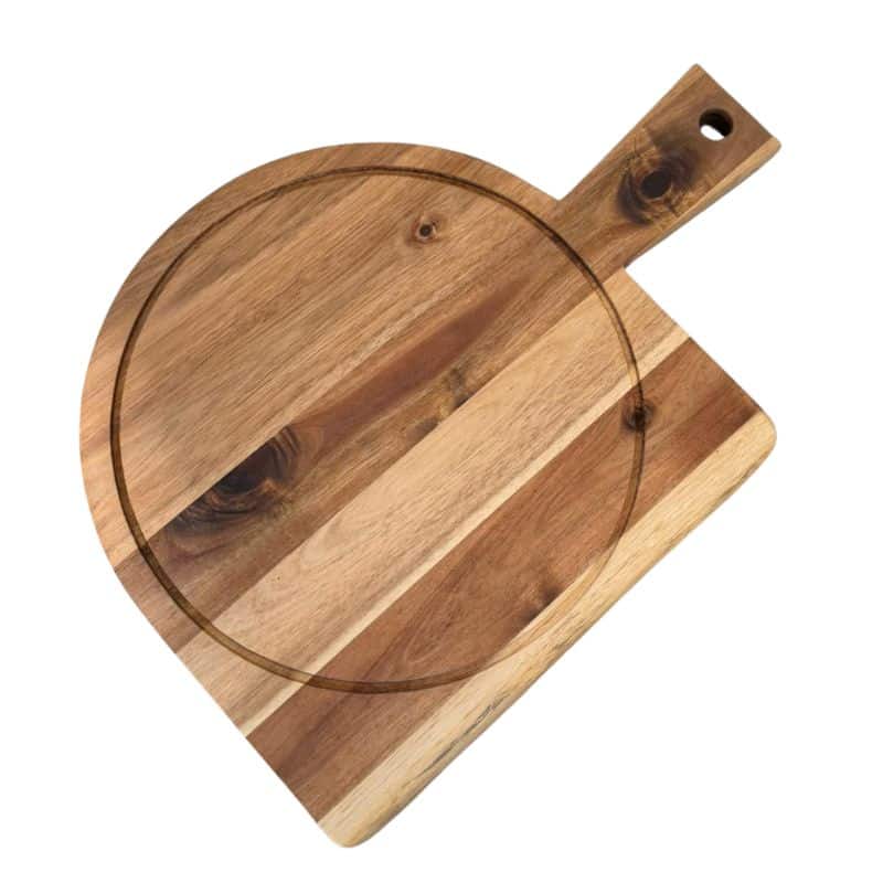 Snijplank-serveerplank rond Snijplank-serveerplank rond