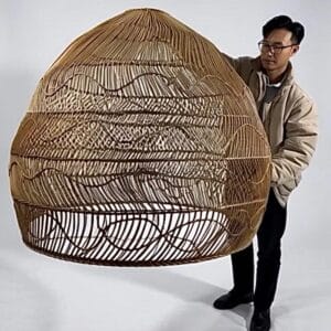 Rotan hanglamp Ravi XXL -Ø120cm- ronde hanglamp - 4Shine