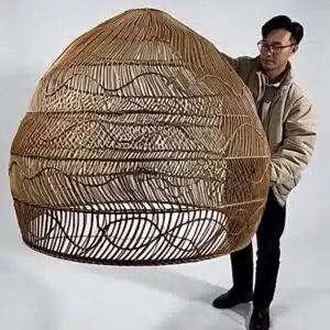 Rotan hanglamp Ravi XXL -Ø120cm- ronde hanglamp - 4Shine