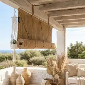 Zeegras buitengordijn - 4shine - sfeer