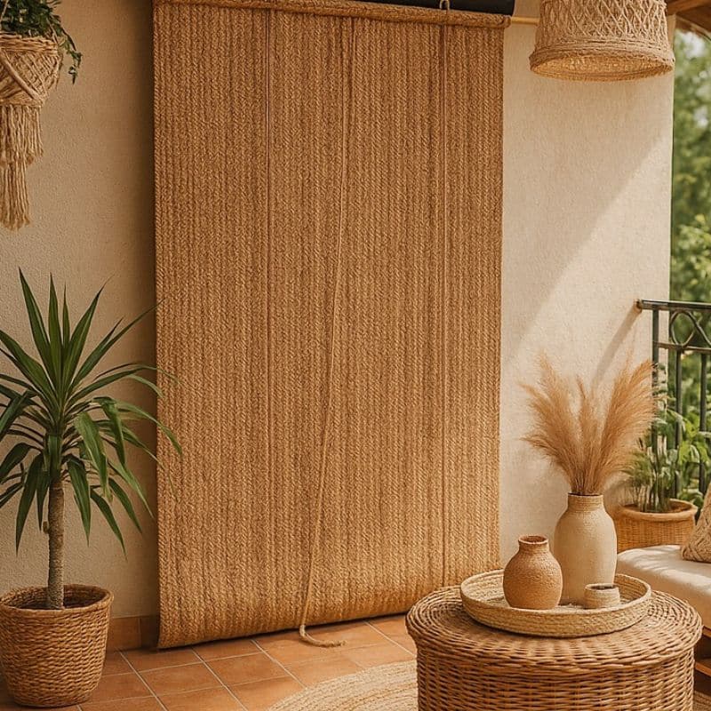 Zeegras gordijn sfeer - 4shine