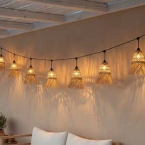 Zeegras lampen slinger - 4shine