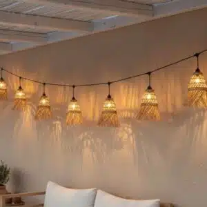 Zeegras lampen slinger - 4shine