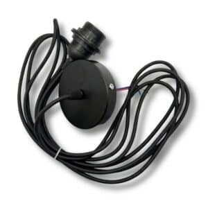 Fitting zwart - 400 cm